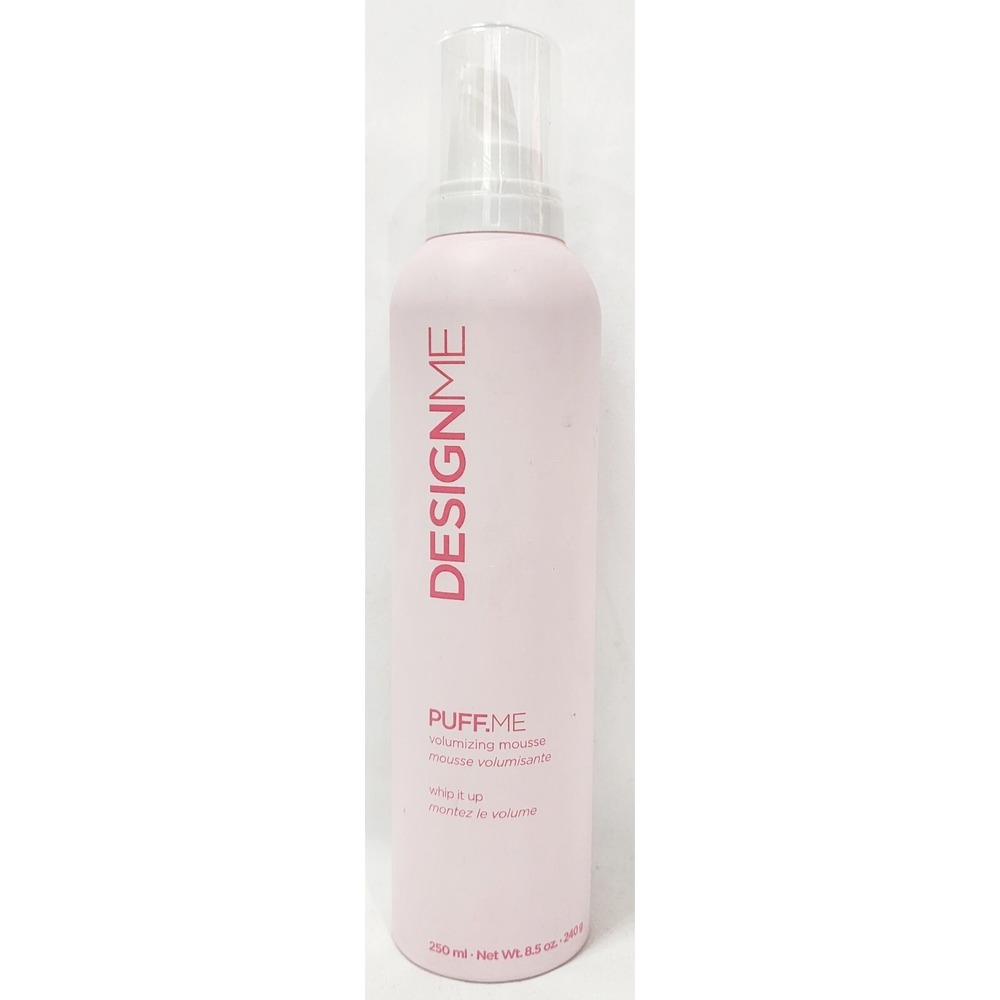 DesignMe Puff Me VOLUMIZING MOUSSE Whip It Up Hair Long-Lasting 8.5 oz/250mL New